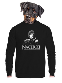 unisex mikina bez kapuce