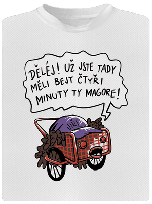 Jiří kára pánské sportovní tričko White