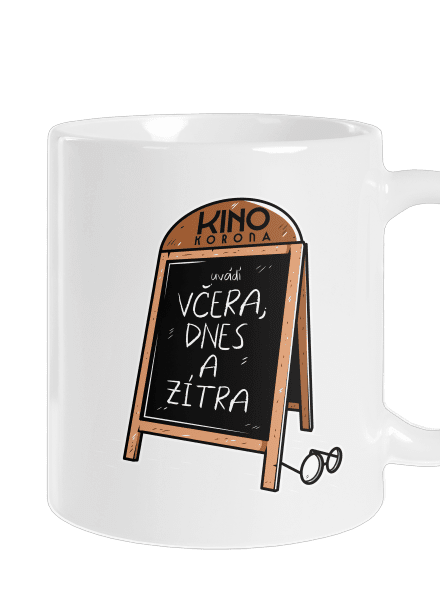 Včera, dnes a zítra klasický hrnek White