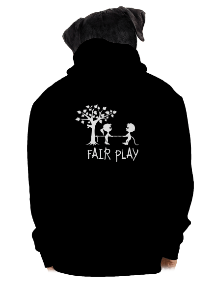 Fair play pánská mikina na zip Black