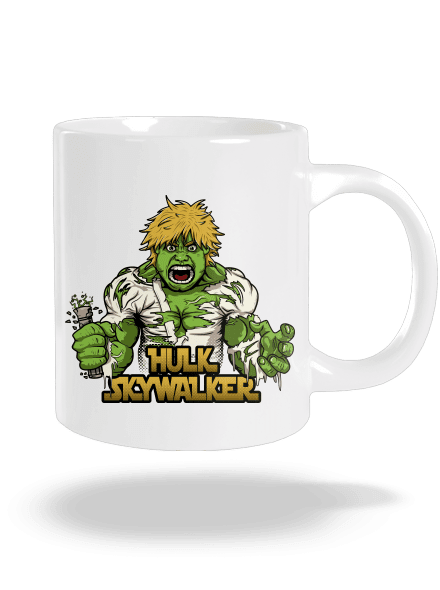 Hulk Skywalker velký hrnek White