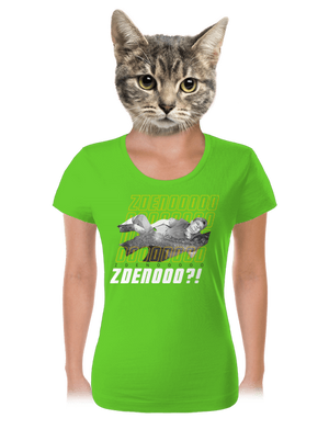 B18: Bába pod kořenem dámské tričko Apple Green