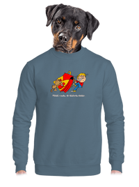 unisex mikina bez kapuce