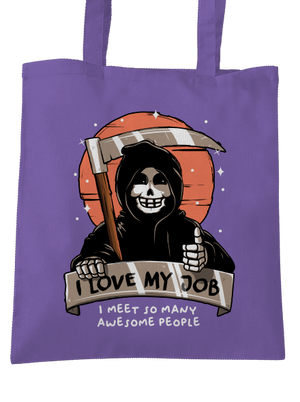 I love my job taška Violet
