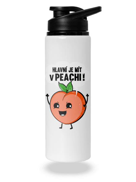 V peachi lahev na vodu White