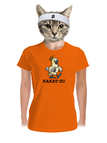Kakat-du dámské sportovní tričko Neon Orange