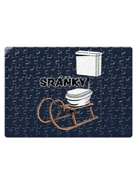 Sráňky puzzle White