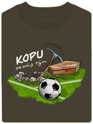 Kopu za svůj tým unisex mikina bez kapuce Urban Khaki