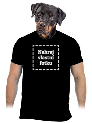 Vlastní potisk pánské tričko Black
