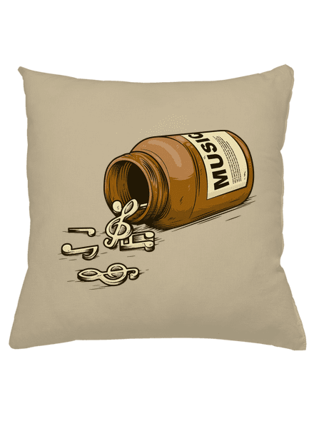 Music Pills polštář Beige