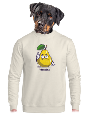 unisex mikina bez kapuce