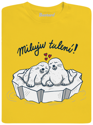 Miluju tulení dětské tričko Gold