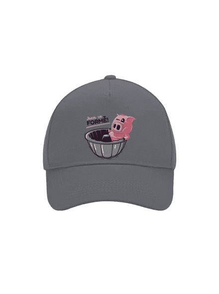 Ve formě kšiltovka baseballka Graphite grey