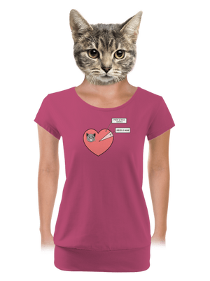 dámské tričko s lemem