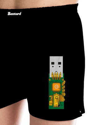 USB city pánské trenky Black