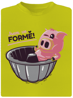 Ve formě pánské sportovní tričko Neon Yellow