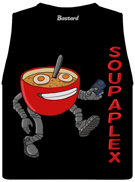 Soupaplex dámské tílko volné Black