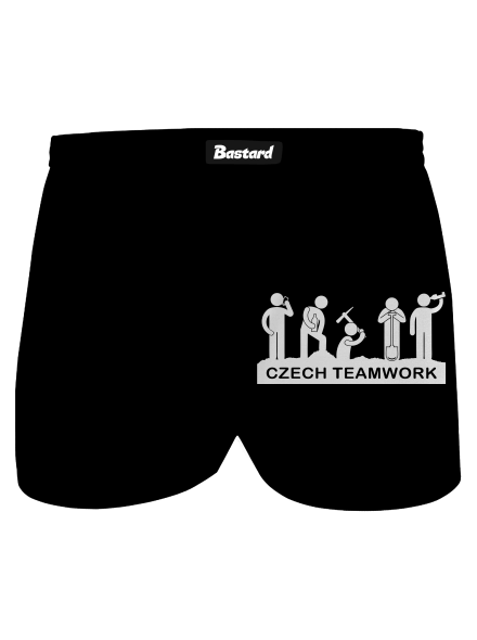 Czech Teamwork pánské trenky Black