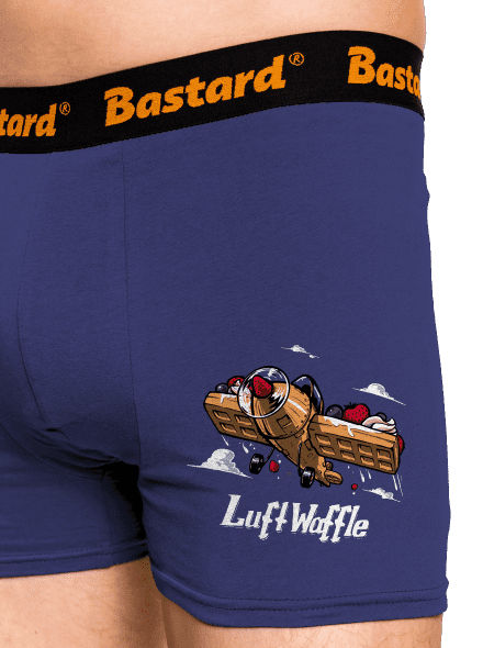 Luftwaffle boxerky Blue Navy
