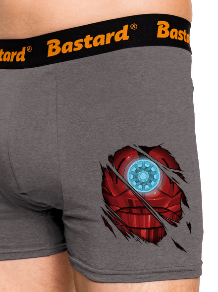 Ironman boxerky Gray Melange
