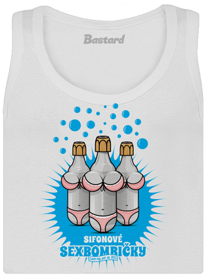 Sexbombičky dámské tílko klasické White