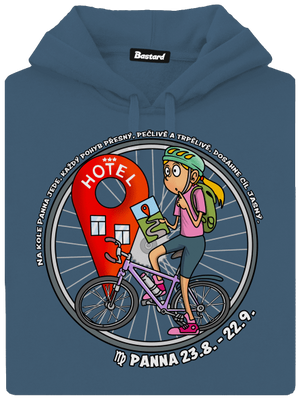 Cyklistický horoskop: Panna dámská mikina klokanka Denim