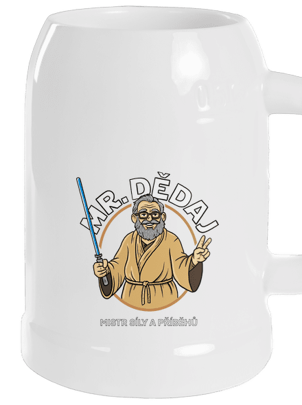 Mr. Dědaj půllitr White