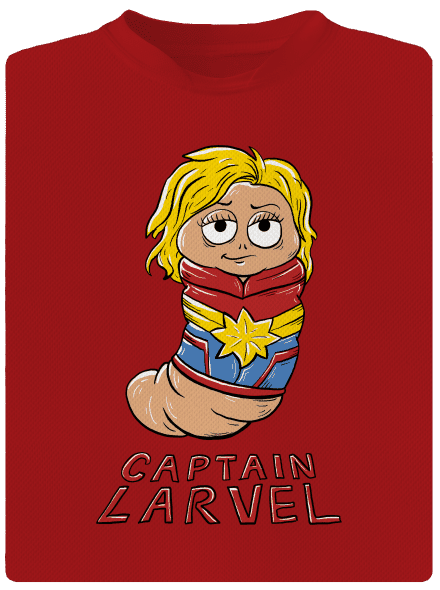 Captain Larvel pánské sportovní tričko Red Mal
