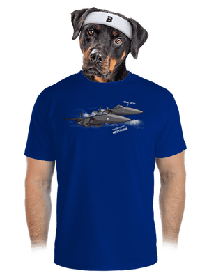 Stíhačka nestíhá pánské sportovní tričko Royal Blue Mal