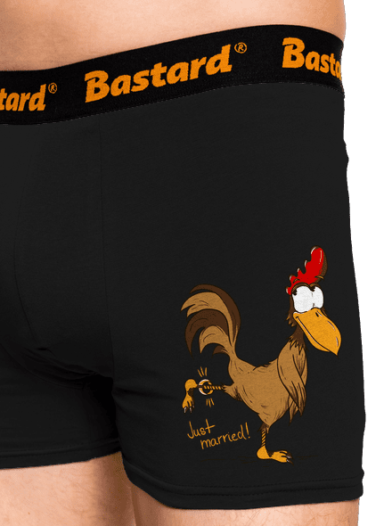 Novomanželé boxerky Black