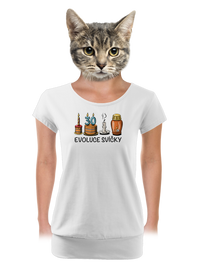 dámské tričko s lemem