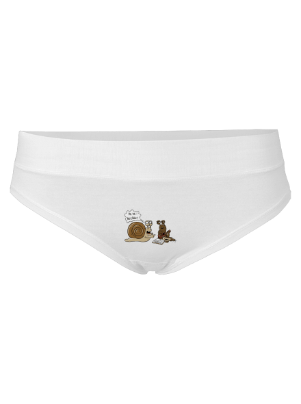 Bezďák dámské kalhotky White