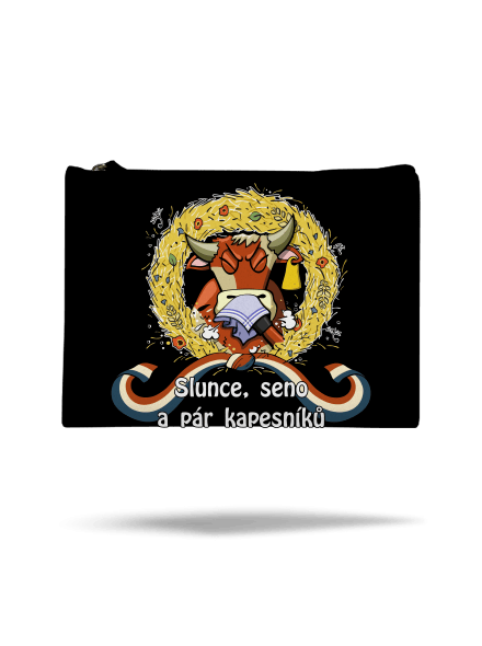 Slunce, seno a pár kapesníků taštička Black