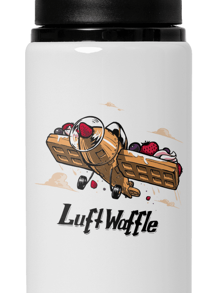 Luftwaffle lahev na vodu White