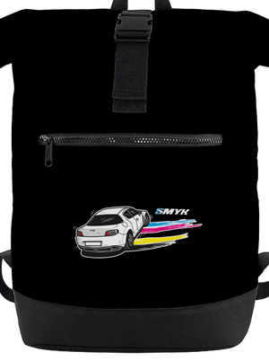 CMYK ve smyku batoh Black