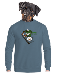 unisex mikina bez kapuce