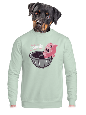 Ve formě unisex mikina bez kapuce Blush Mint