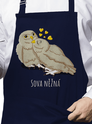 Sova něžná zástěra Navy