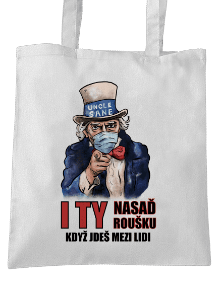 Nasaď roušku taška White