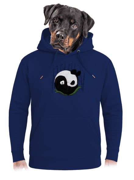 Dvě spící pandy unisex mikina premium Navy