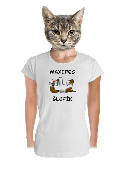 Maxipes Šlofík dámské tričko premium White