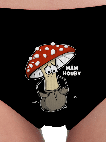Mám houby dámské kalhotky Black