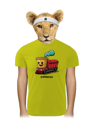 Expresso dětské sportovní tričko Neon Yellow