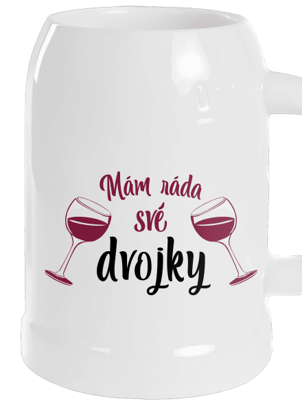 Dvojky půllitr White