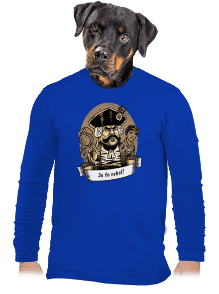 B14: S čerty nejsou žerty pánské dlouhý rukáv Royal Blue