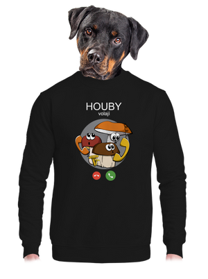 unisex mikina bez kapuce