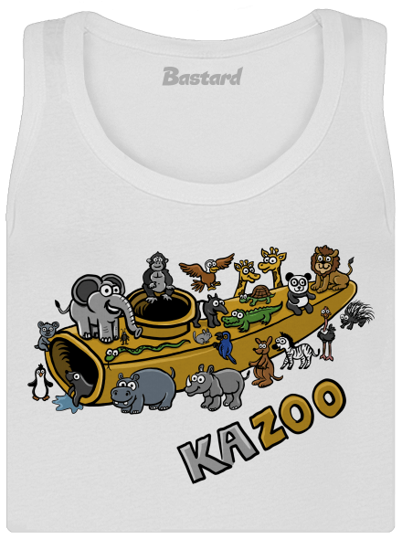 KaZoo dámské tílko klasické White