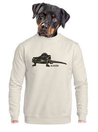 unisex mikina bez kapuce