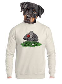 unisex mikina bez kapuce