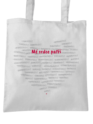 Mé srdce patří taška White
